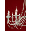 Candelabru florentin antichizat 12xE14/40W, Vela LU 1531/12 Elfenbein-Gold Orion